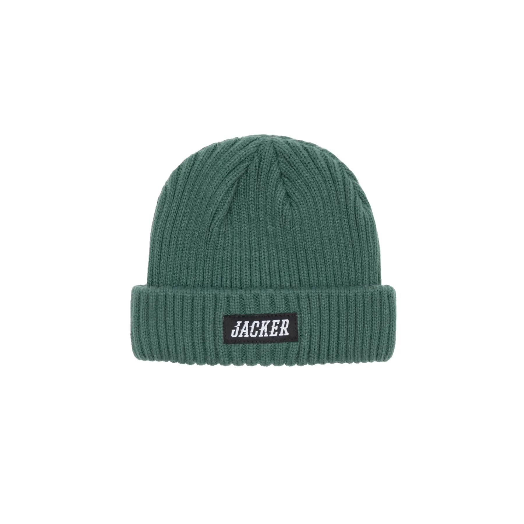 Headwear|JACKER TEAM LOGO SHORT BEANIE - TEAL