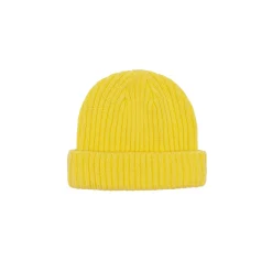 Headwear|JACKER TEAM LOGO SHORT BEANIE - YELLOW