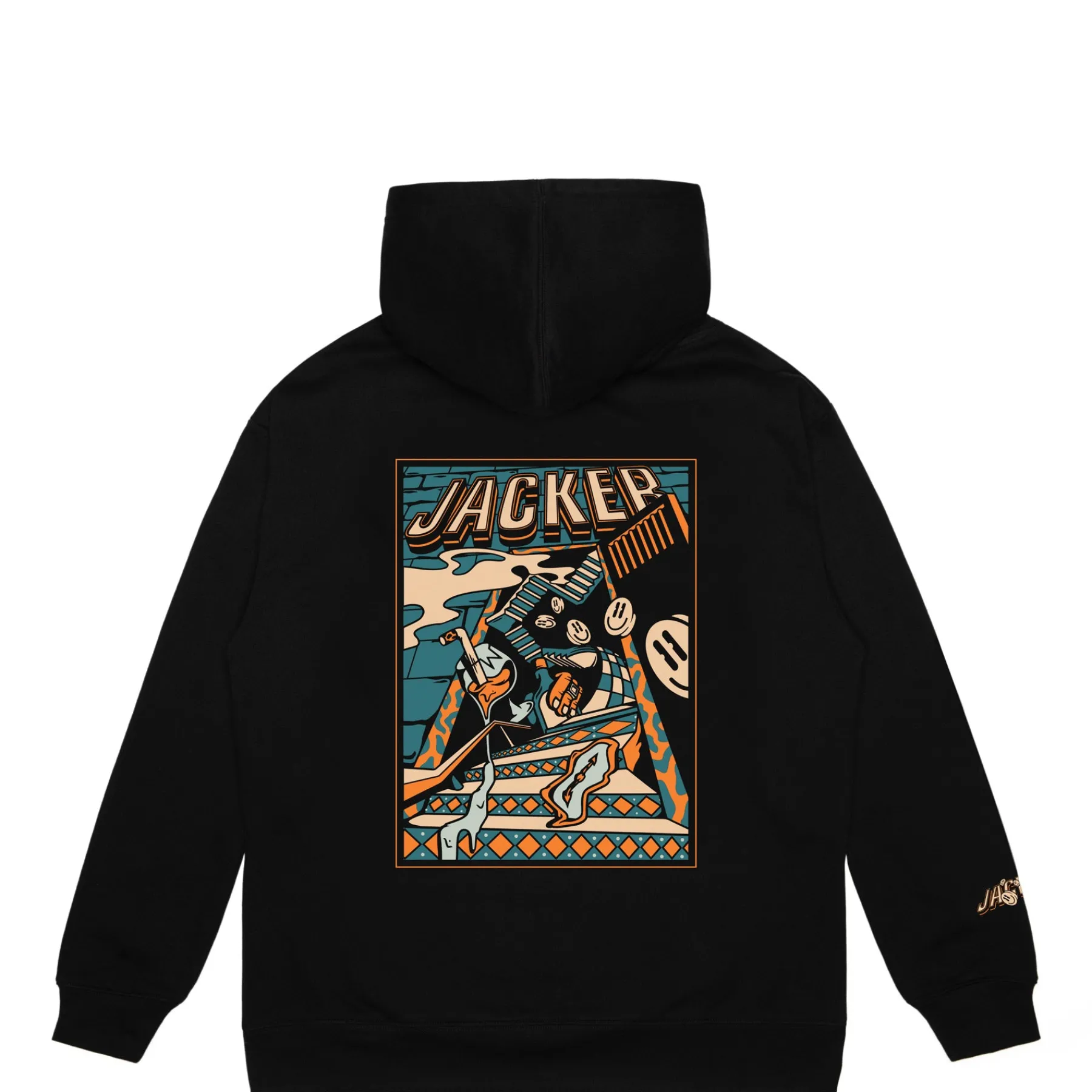 Sweats|JACKER THERAPY HOODIE - BLACK
