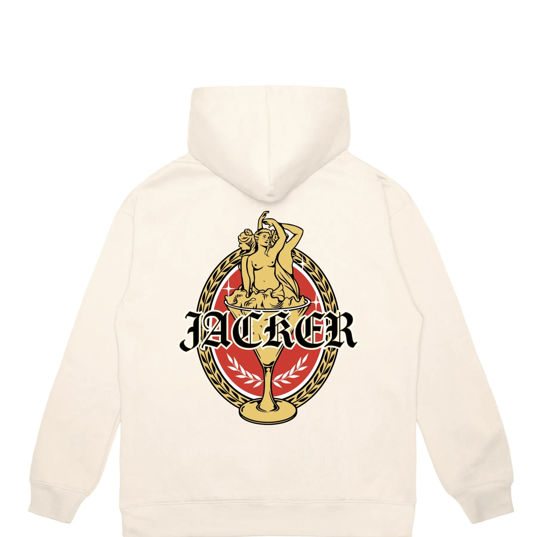Sweats|JACKER TROIS GRACES HOODIE - BEIGE