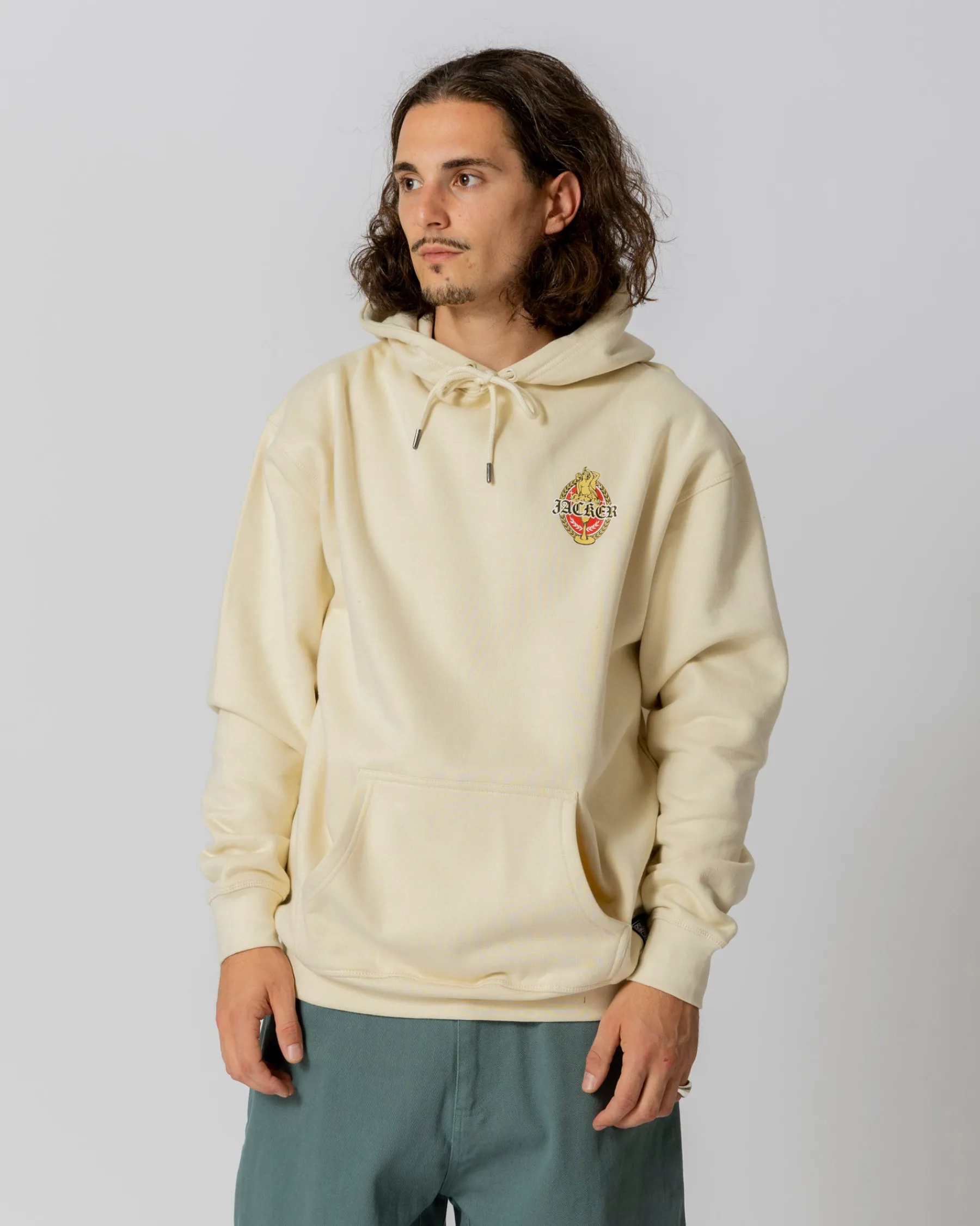 Sweats|JACKER TROIS GRACES HOODIE - BEIGE
