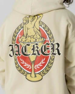 Sweats|JACKER TROIS GRACES HOODIE - BEIGE