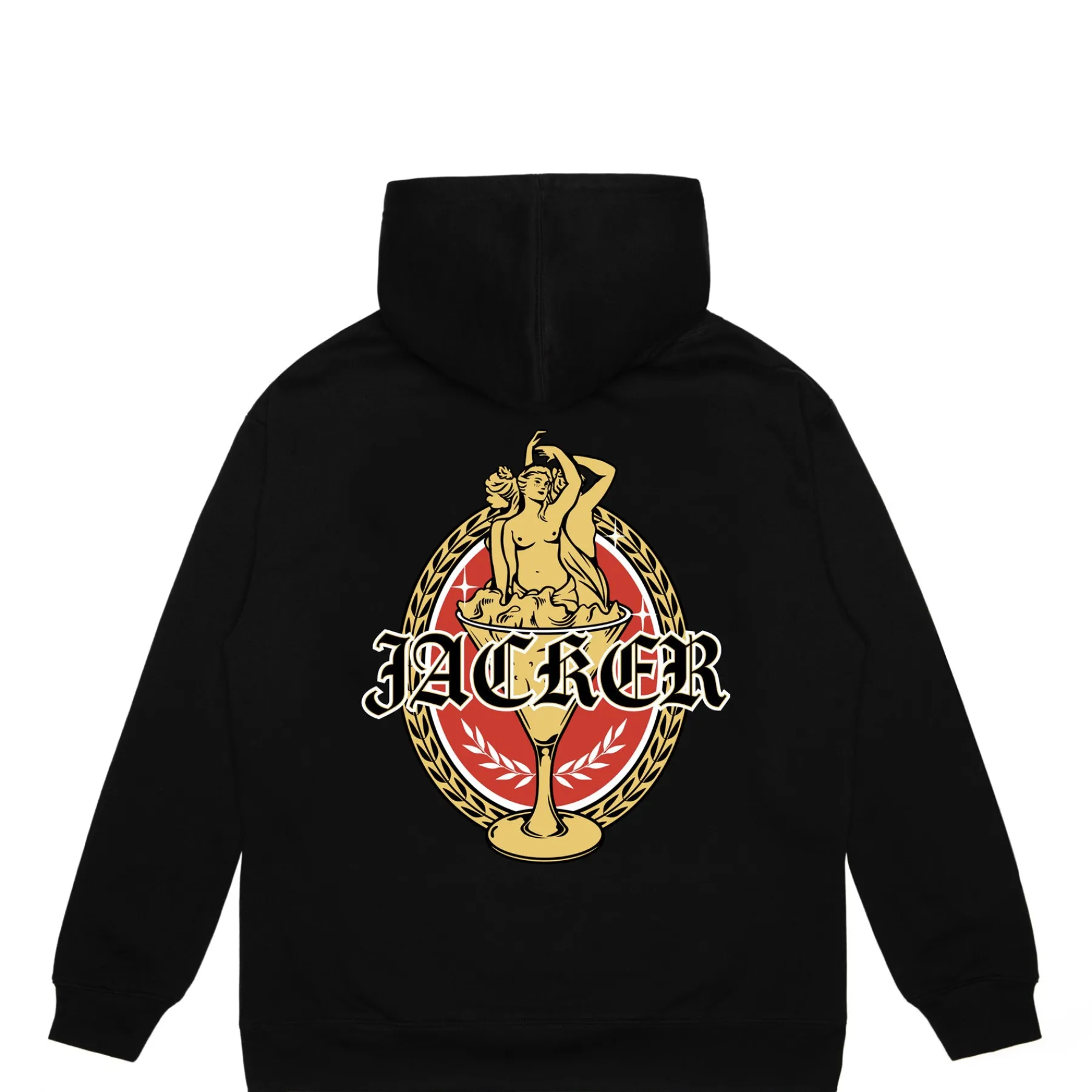 Sweats|JACKER TROIS GRACES HOODIE - BLACK