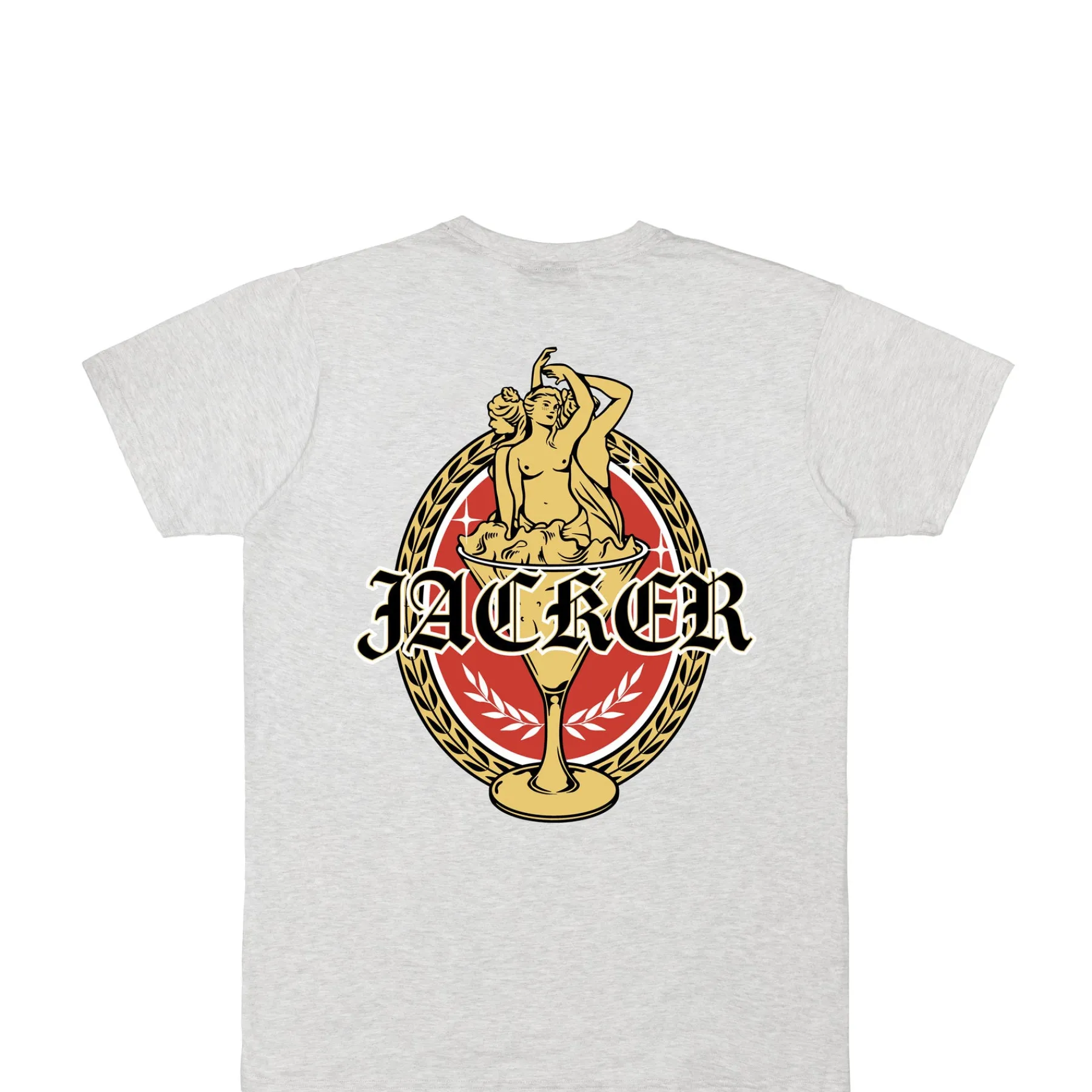 T-shirts|JACKER TROIS GRACES T-SHIRT - HEATHER GREY