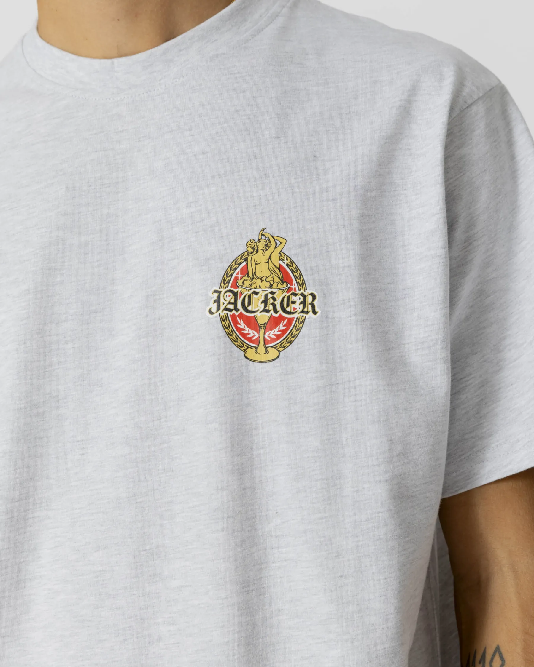 T-shirts|JACKER TROIS GRACES T-SHIRT - HEATHER GREY