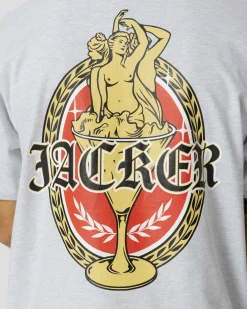 T-shirts|JACKER TROIS GRACES T-SHIRT - HEATHER GREY