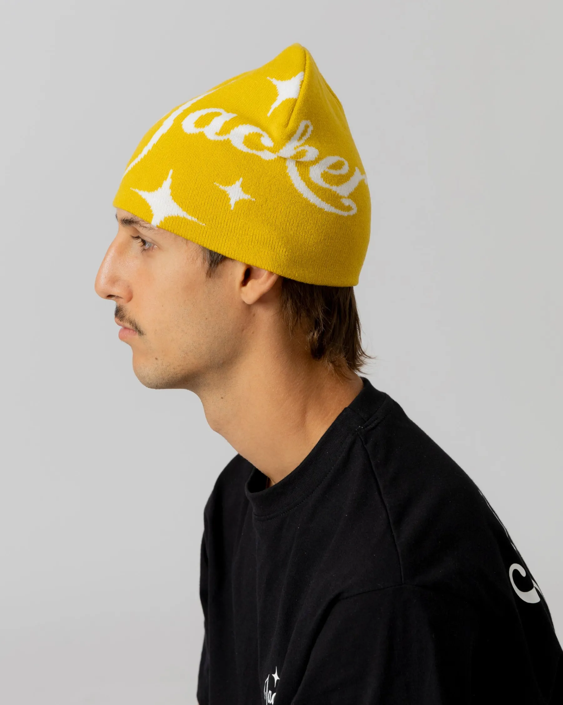 Headwear|JACKER VACATION BEANIE - YELLOW