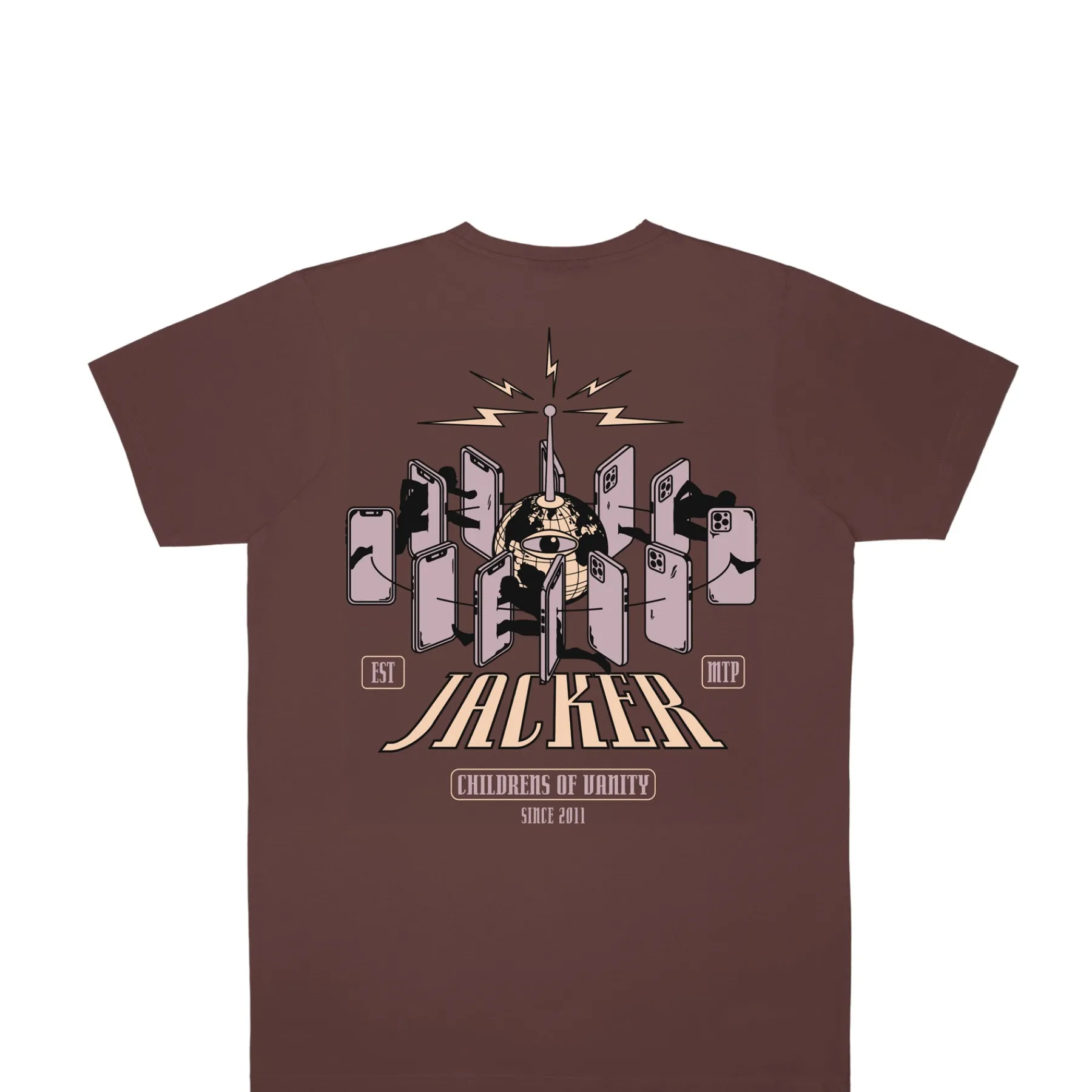 T-shirts|JACKER VANITY - T-SHIRT - BROWN