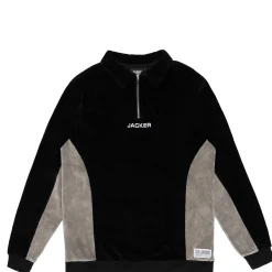 T-shirts|Polos|JACKER VELVET POLO - BLACK