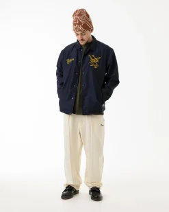 Vestes|JACKER WANTON POLY JACKET - NAVY