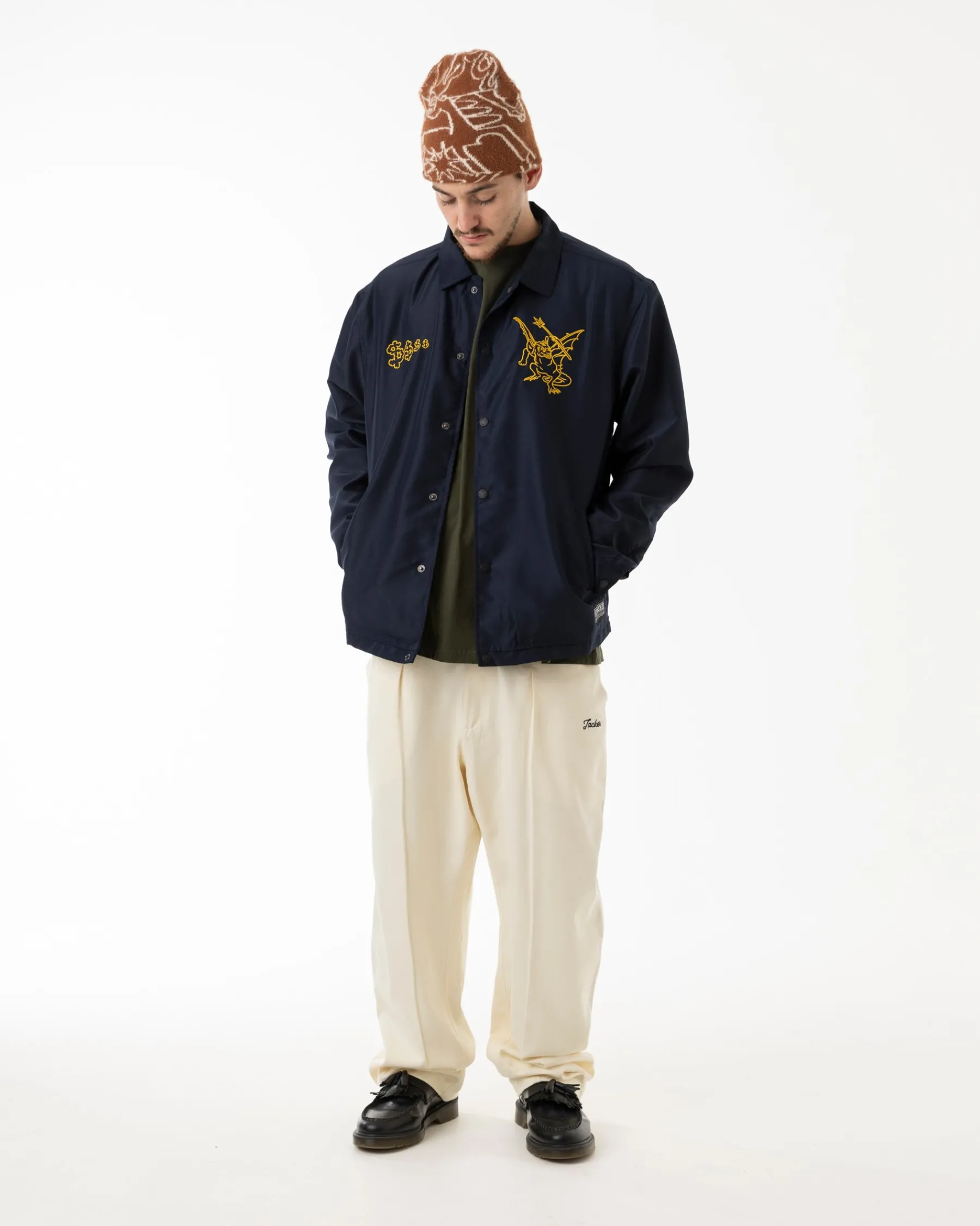 Vestes|JACKER WANTON POLY JACKET - NAVY