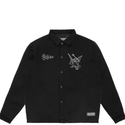 Vestes|JACKER WANTON TWILL JACKET - BLACK