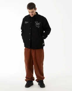 Vestes|JACKER WANTON TWILL JACKET - BLACK